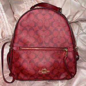 Red Coach Backpack Great Condition!!